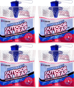 Disposable Outdoor Fly Trap (4 pack)