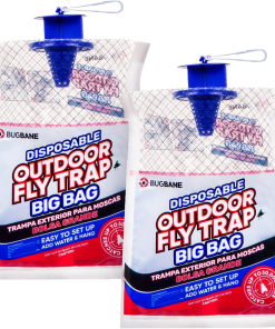 Disposable Outdoor Fly Trap Big Bag (2 pack)